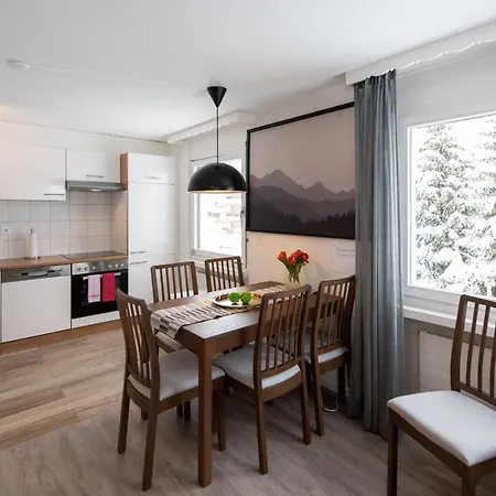 Agrimonia - Moebilierte Mit Balkon Apartment Davos